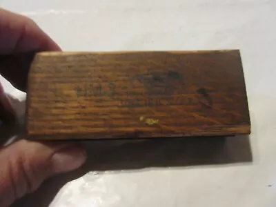 Vintage Sharpening Stone With Wooden Box Case • $17.95