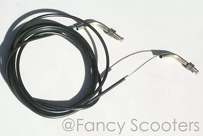 Go Kart Throttle Cable (double Head) Black Sheath 95.5 Wire For Carb 5.5  • $16.76