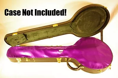 PURPLE  AxeShield HD  Satin Protection Shroud ATTACHES To 5 String Banjo Case • $49.99