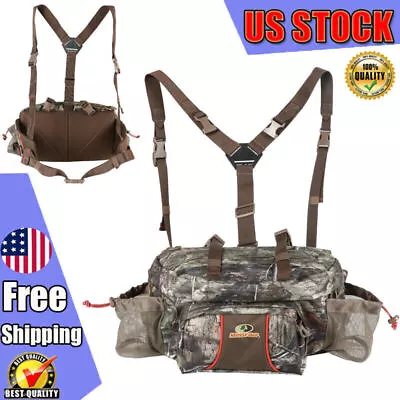 Sports Mossy Oak Brand Camouflage Hunting Waist Pack With Harness Camo • $32.38