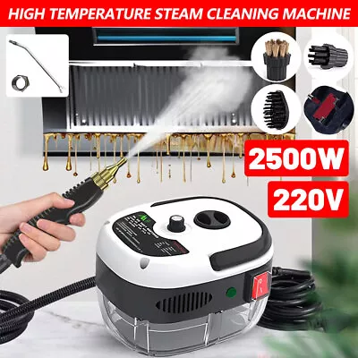 Portable Handheld Steam Cleaner High Pressurized Steam 6 Gears Cleaning 2500W UK • £37.09