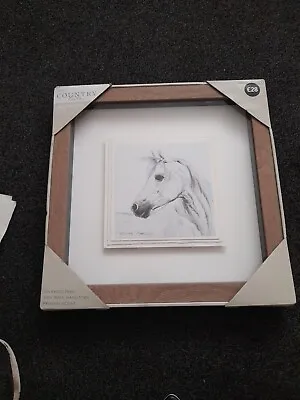 NEXT Framed HORSE Print Picture • £9.95