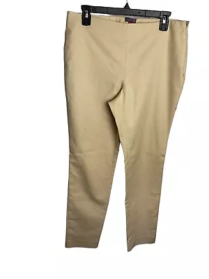 Vince Camuto Women's Beige Solid Straight Leg Dress Slacks Pant Size 8 • $20