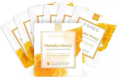 FOREO Manuka Honey UFO Activated Facial Mask For Dull And Fatigued Skin 6 Pack • £32.10
