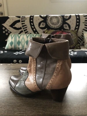 $39.99 • Buy EVERYBODY By BZ.MODA ANKLE LEATHER HILLS BOOTS BOOTIES NEW SIZE US 7