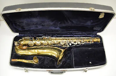 Buescher Tenor Sax With Conn Case Bell Keys On Player's Left-hand Side • $300