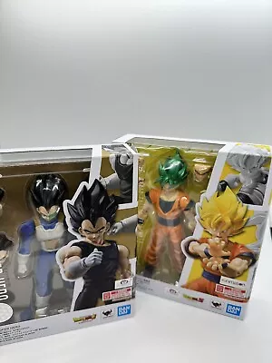 Custom Vegeta And Goku Shfiguarts Action Figures • $75