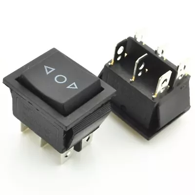 2x 3-Position Momentary Rocker Switch 6-Pin Spring Return DPDT 16A/250V AC Hoist • $7.95