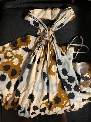 $1.25 • Buy DVF Diane Von Furstenberg, Designer NWT Colorful Floral “Paper Garden” Dress, 12