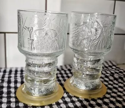 Lord Of The Rings 2001 Goblets - Strider & Gandalf - Burger King • £8.50