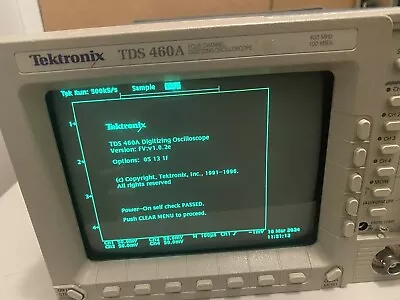 Tektronix Tds460a - 4 Channel 400mhz Oscilloscope • $245.95