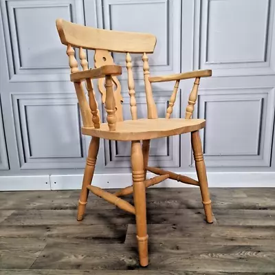 Antique Style High Back Welsh Farmhouse Country Chair - Armchair Carver Captains • £79.99