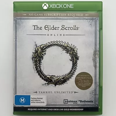 The Elder Scrolls Online: Tamriel Unlimited Xbox One *Tested & Working* • $7.95