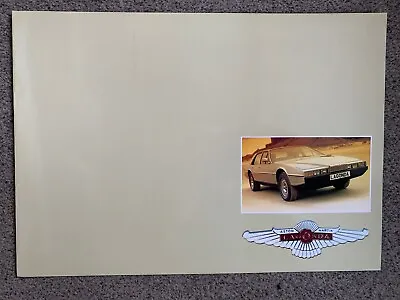 ASTON MARTIN LAGONDA  Sales Brochure 1980 English Mint • $18.65