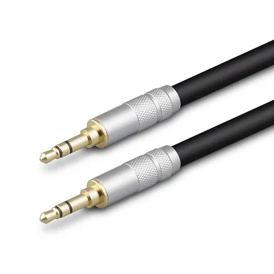 High Quality Stereo 3.5mm Male To Male Audio AUX Cable Audiophile Headphonecord • $14.18