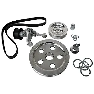 $265 • Buy VW Beetle Bus CB Performance Clear Serpentine Belt Pulley System CB1888