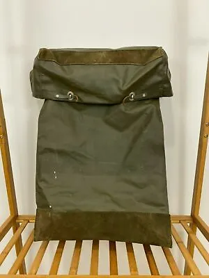 RARE Vintage Swiss Army Military Waterproof Rucksack Backpack Metal Plated Back • $359.96