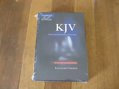 Cambridge Concord KJV Bible Black Goatskin Leather Black Letter KJ566XE • $300