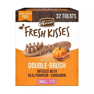 Merrick Fresh Kisses Dog Dental Treats Infused With Real Pumpkin And Cinnamo... • $37.74