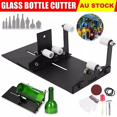 Glass Bottle Cutter Cutting Tool Upgrade Version Square & Round Bottle Cutter AU • $35.49