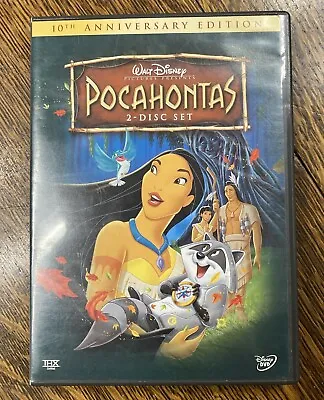 Pocahontas Two-Disc 10th Anniversary Edition DVD (2005) Mel Gibson Good. • $10