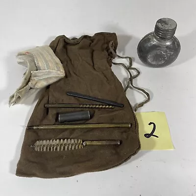 Finnish M 39 Mosin Nagant Original WWII Field Cleaning Kit & Bottle M28 M39 HTF • $21.99