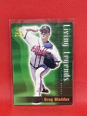 1999 Pacific Crown Royale Living Legends /375 Greg Maddux #1 HOF • $6.99