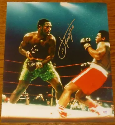 Smokin Joe Frazier Signed 16x20 Photo PSA/DNA COA Picture Vs Muhammad Ali Auto'd • $269.99