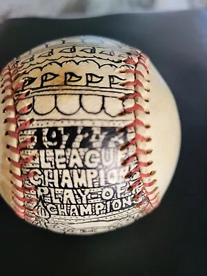 George Sosnak Painted Baseball 1972-73 Montgomery Rebels Folk Art Partially Done • $799