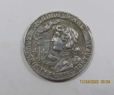 Jeanne D’Arc Souvenir Aluminum Medal #36451 Montreal Canada SCARCE • $6.69