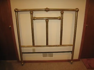 Antique Brass Bed Full Size Headboard And Footboard • $450