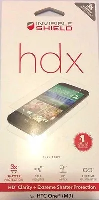 $4.89 • Buy New Zagg Invisible Shield HDX Screen Protector  For HTC One (M9) HD Clarity +
