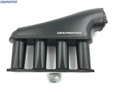 Deepmotor 70mm Aluminum Intake Manifold For 06-15 Mazda Mx-5 Miata NC Black • $359.99