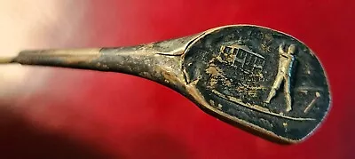 Antique Sterling Silver Golf Club Hat Pin Hatpin 8  Long • $3.99