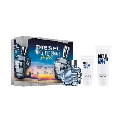 £52.99 • Buy Diesel Only The Brave Eau De Toilette Men's Aftershave (75ml) Gift Set With Show