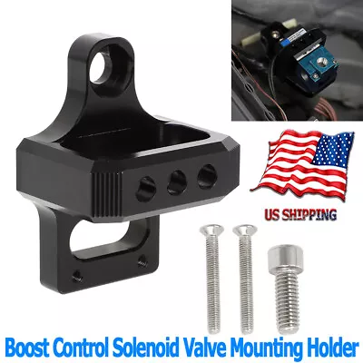 3 Port Boost Control Solenoid Valve Mounting Holder Bracket For Mac AEM 3 Port • $20.99