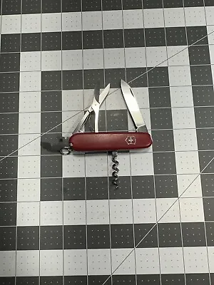 Victorinox Vintage Compact 91mm Swiss Army Knife - Red - Pen - Pre Hook / 6149 • $62.99