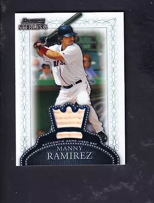 2005 Bowman Sterling #MR Manny Ramirez Bat A • $2.99