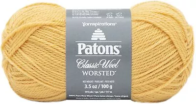 Patons Classic Wool Yarn-Sunshine • $11.28