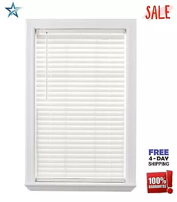 2-inch Cordless Faux Wood Horizontal Blinds Room Darkening White MULTI SIZES • $28.98