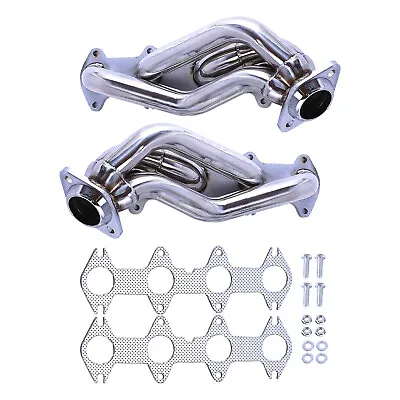 Stainless Steel Shorty Headers Manifold For Ford F150 5.4L V8 2004-2010 • $119.99