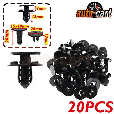 20pc Bumper Shield Protector Push Clips For Nissan Quest GTR 240X 320Z 370Z Cube • $5.43