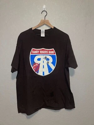 $22.50 • Buy 2000s Gildan Randy Rogers Band RR Music Group Musician Shirt XL