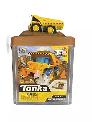 Tonka Dig & Dirt Metal Movers Dump Truck Boys Magic Sand Playset Toy (SEALED) • $12