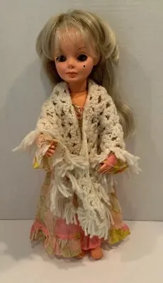 MOD Ruffled Dress & Shawl For 17  Crissy Or Alta Moda Furga S Doll - NO DOLL • $24.95