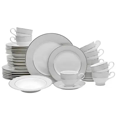 Mikasa Parchment 40-piece Porcelain Dinnerware Set For 8 People • $109.99