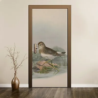 £46.95 • Buy Removable Door Sticker Mural Decal Birds Wild Animals Drawing Picture