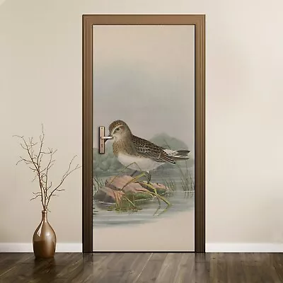 £46.95 • Buy Removable Door Sticker Mural Decal Birds Wild Animals Drawing Picture