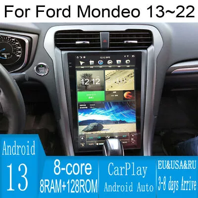 Car Android GPS Navigation Wifi 13.6  For Ford Mondeo Fusion 8+128 Radio Carpaly • $780