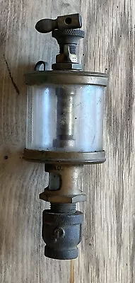 Antique Hit & Miss Gas Steam Engine Brass Oiler Powell No 2 Powell 1889 • $100